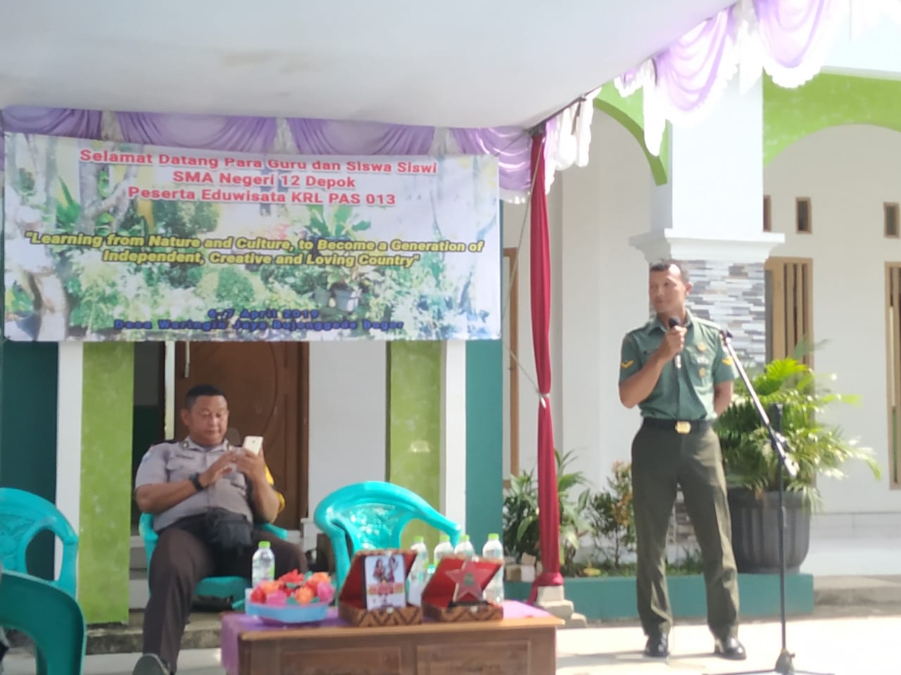Pendampingan Kegiatan Kunjungan SMA 12 Depok